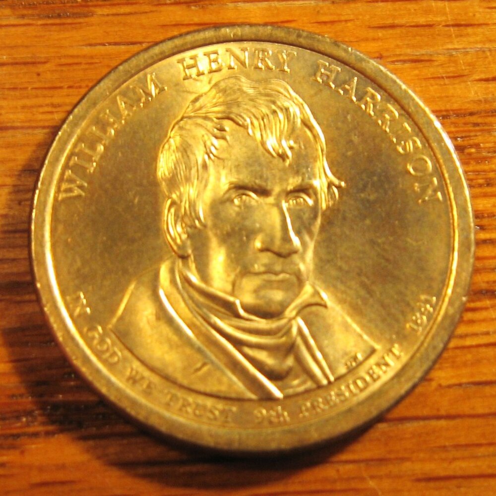 2009 D WILLIAM HENRY HARRISON 1 DOLLAR COIN